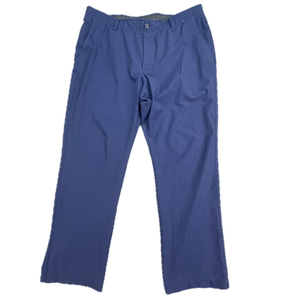 Under Armour Golf Pants Mens‎ 40/30 Navy Blue Performance Stretch Trousers